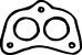 WALKER 81079 Gasket, exhaust pipe